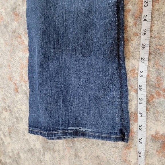 Paige Canyon Boot Light Wash Jeans Slight Flare - Size 28 - Picture 5 of 12